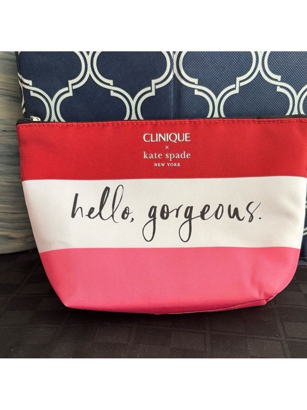 Kate Spade X Clinique Hello Gorgeous Cosmetic Case